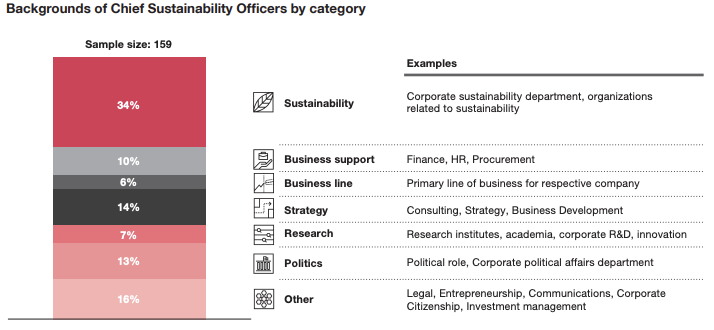 Hintergrund eines Chief Sustainability Officer