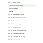 ESRS IRO Liste Übersicht