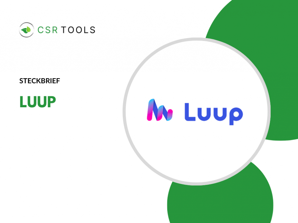 Luup CSR Tool Steckbrief