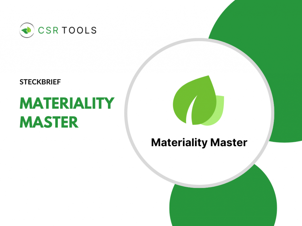 Materiality Master CSRD Software Steckbrief