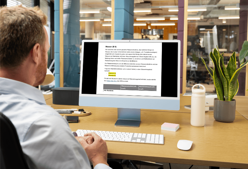 VSME-Berichtsvorlage für CSRD-Bericht