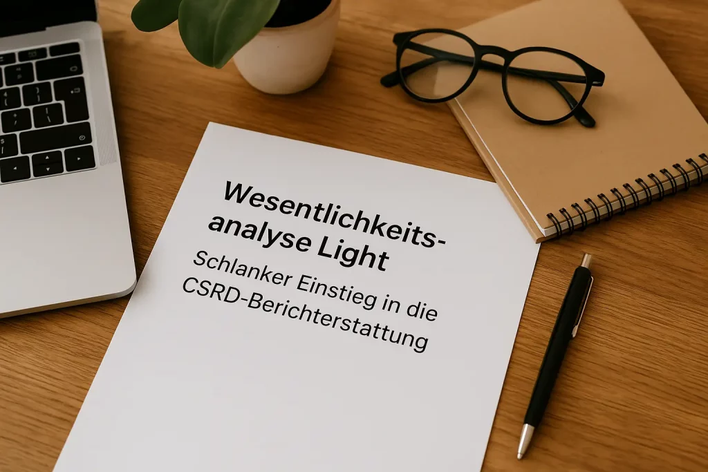 Wesentlichkeitsanalyse Light